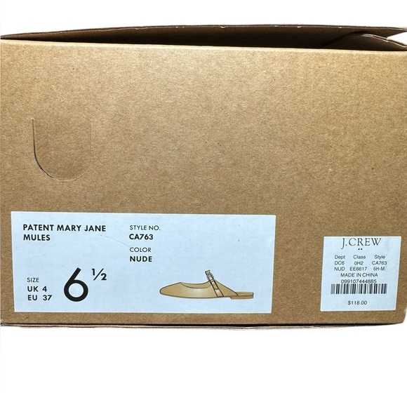 J Crew Atent Mary Jane Mules size 6.5 - Picture 9 of 9